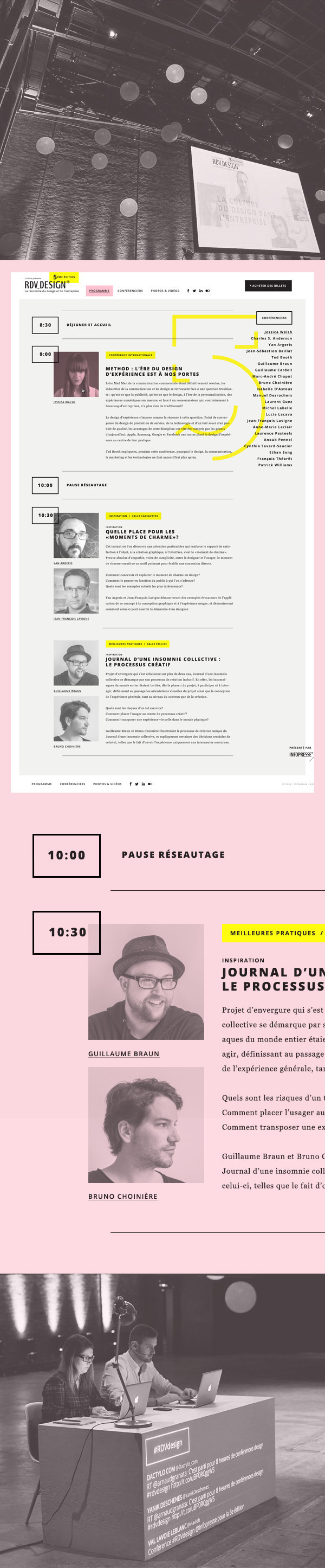 RDV Design 5eme édition on Behance #invitation #digital #evite #web