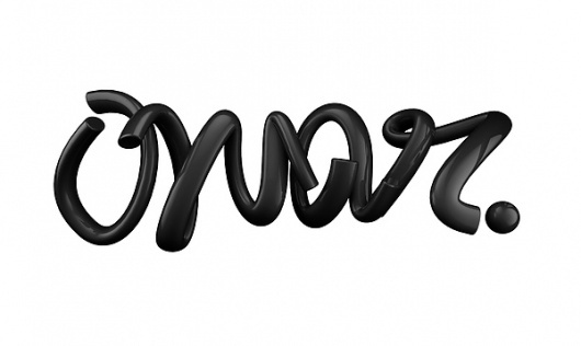 Abstract Typography (Black) on Typography Served #abstract #aqil #black #omar #shiny #typography