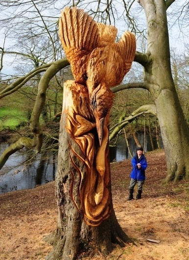 Beautiful/Decay Artist & Design #wood #forest #sculpture #carved