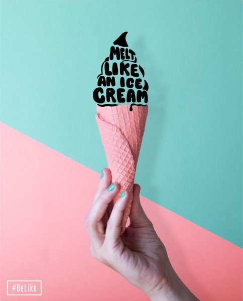 ice-cream-typography-graphic-design-trends