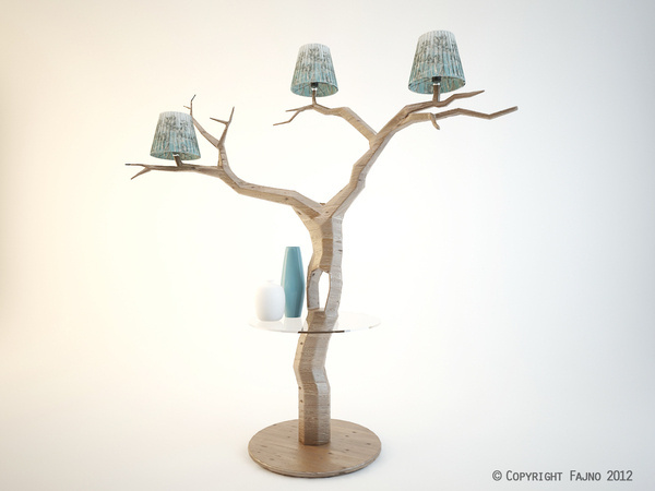Wood My Treem Lamp Contemporary #interior #design #decor #home #furniture #architecture