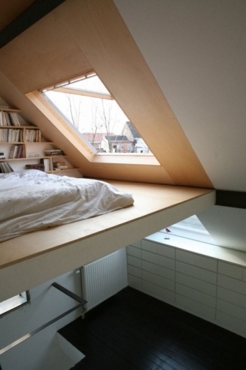 Designed for Life. #loft #ceilings #slanted