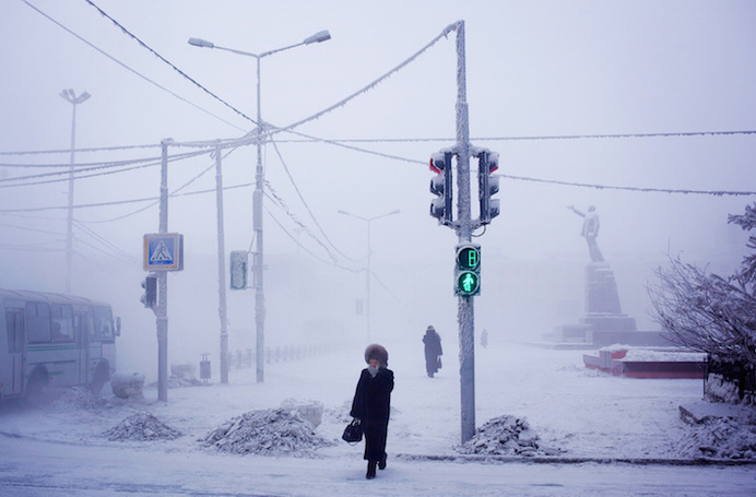 Fascinating Photos of Yakutsk and Oymyakon, the Coldest Village in the World - My Modern Met #chapple #photography #amos #oymyakon