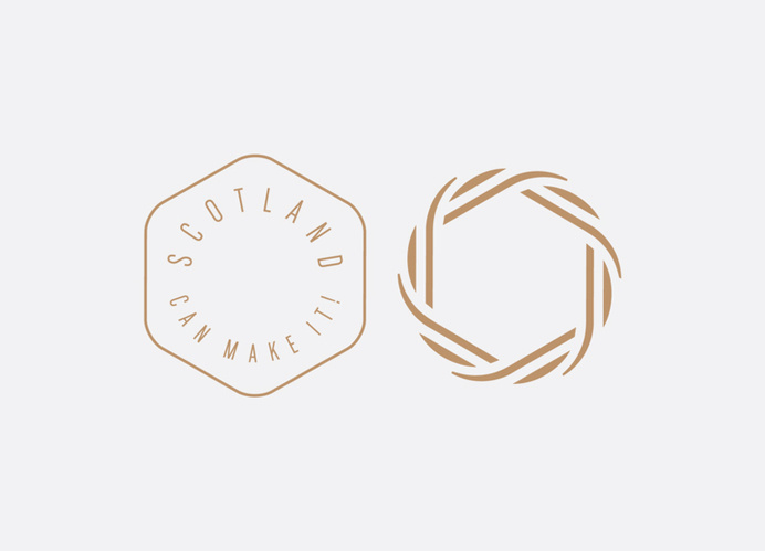 Logos for Commonwealth Games souvenir range Scotland Can Make It! by Graphical House #logo