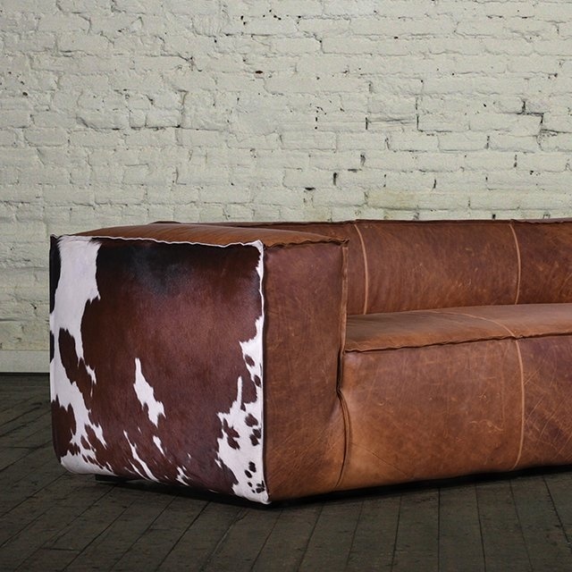 Mondo Leather & Cowhide Sofa by CoCoCo Home #tech #flow #gadget #gift #ideas #cool