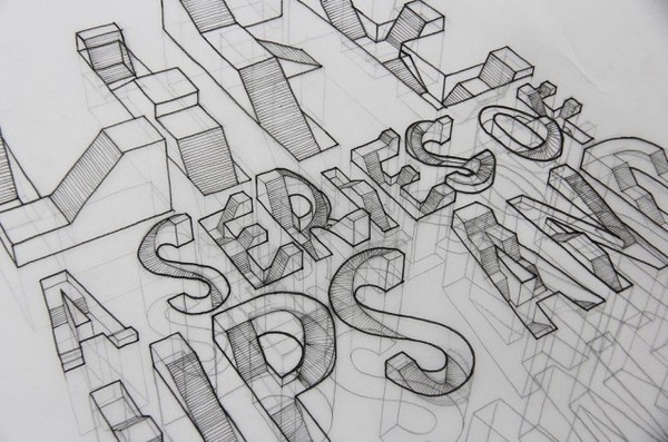 3D Typography by Lex Wilson 6r #illustration #typography
