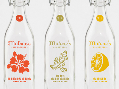 Malone_s #packaging #illustration #bottles #liquor