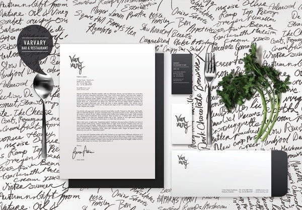 Varvary on Behance #menu