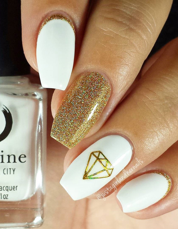 45 Gold Nails You Wish to Try