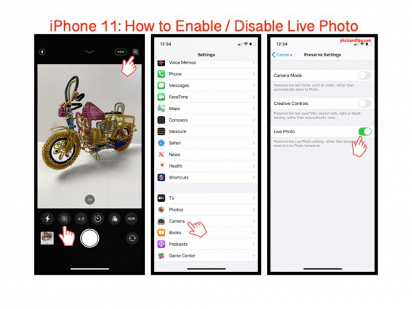 iPhone 11: How to Enable / Disable Live Photo. @photoandtips #iphone #iphone11 #iphonecamera #iphone11pro #iphone11promax #iphonephotography #iphonecameratravel #iphone11tips #iphonecamera #iphonephototips #iphonephoto #iphone11travel #iphoneimage #photography #photoandtips #smartphonecamera #smartphonephoto #photographytips #traveltips