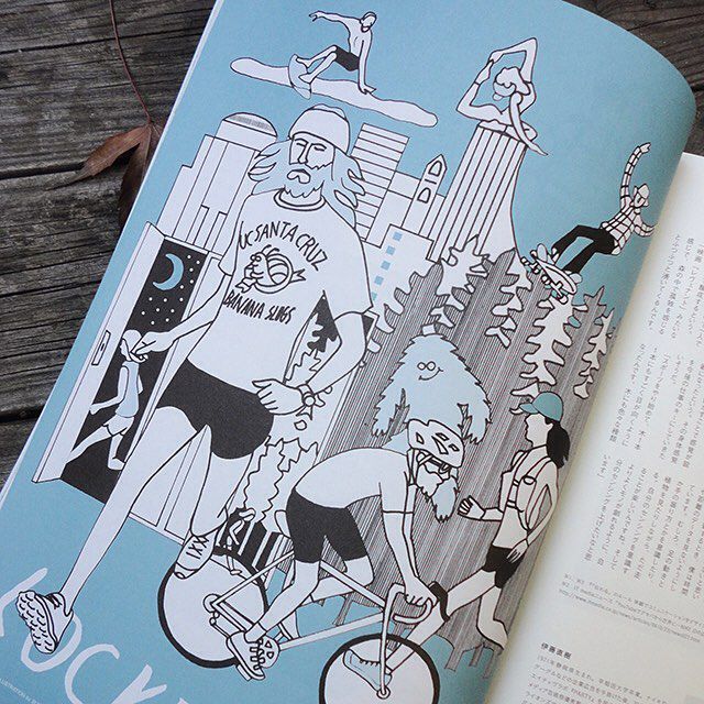 10月31日発売となっているonyourmarkの雑誌版『mark07』の「LOCKERROOM」ページの章扉を担当させていただきました！ #mark #mark #onyourmark #lockerroom #sports #japan #tokyo #illustration #drawing #nobuosuzuki #鈴木暢男 #イラスト