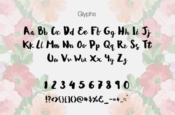 Andrea Script: Free Hand-lettered Font