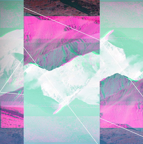 "Default Mode Network" #2012 #landiside #artwork #nature #glitch #multicolor