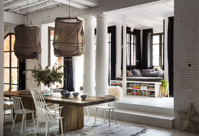 Marta Castellano Restored an old Home in Barcelona