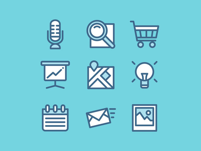 100 Free Web Vector UI Icons