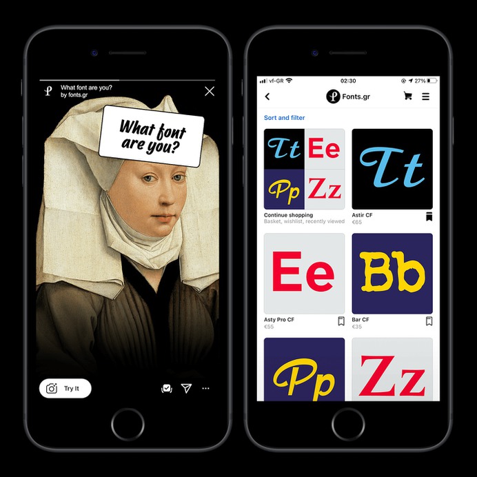 Fonts.gr collaborates with some of the most important foundries and type designers, ensuring that customers receive the highest possible design quality.