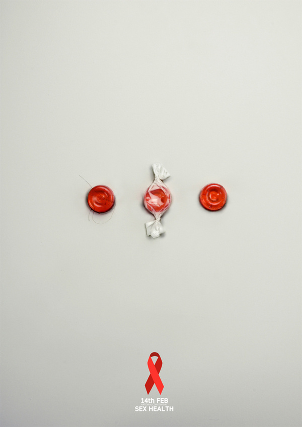 Safe Sex on the Behance Network #safe #adv #advertising #candy #photography #aids #sex
