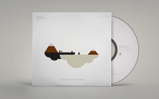 Santiago Capriglione Una casa... - ignacio fretes #design #case #bum #music #cd #packagingbum