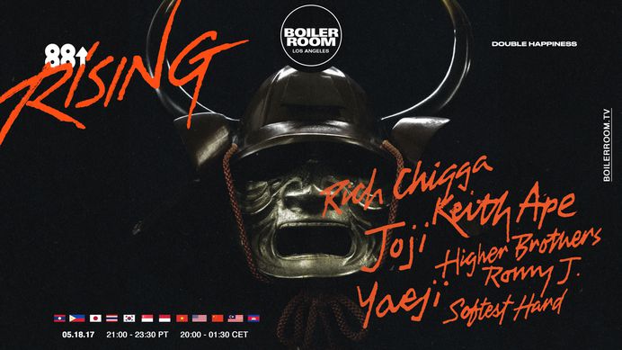 Boiler Room x 88rising Flyer Image
