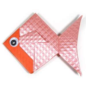 How to make a traditional origami goldfish (http://www.origami-make.org/howto-origami-fish.php)
