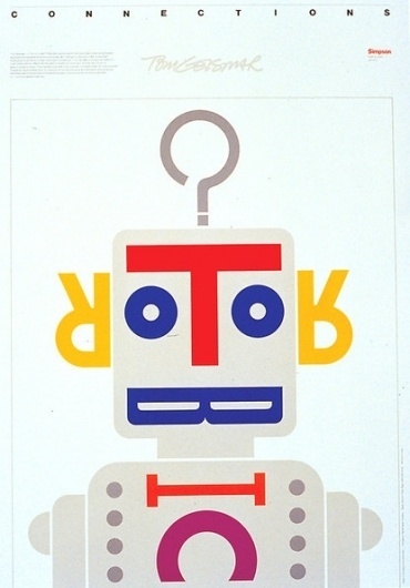 Baubauhaus. #illustration #robot #typo