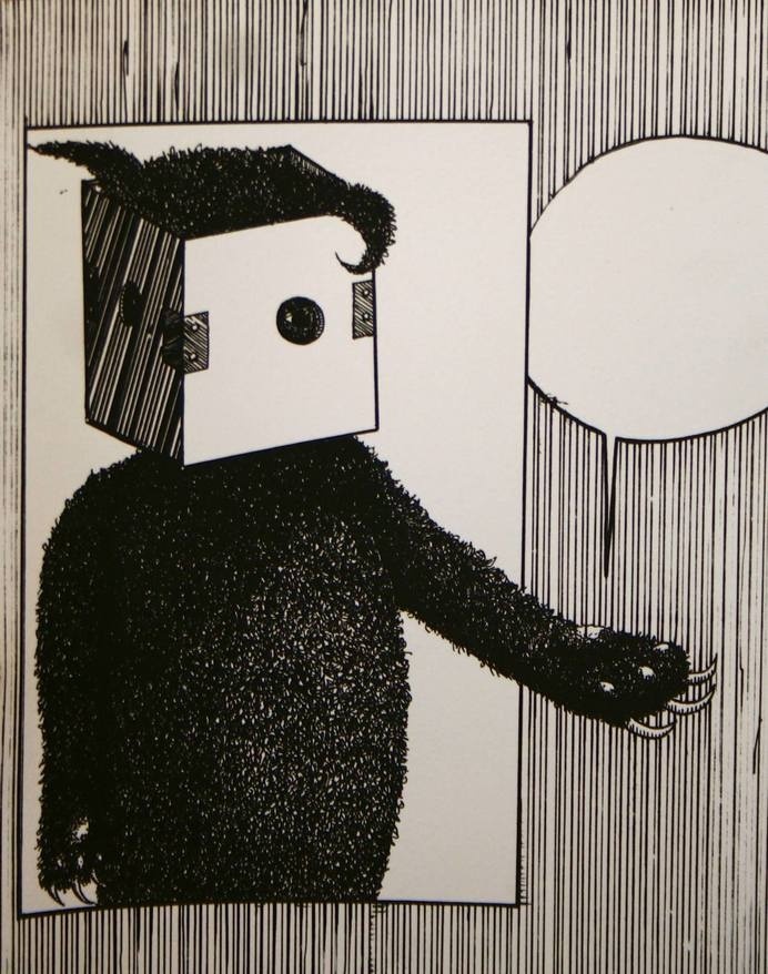 Carlos #lithography #illustration #cartoon #bear