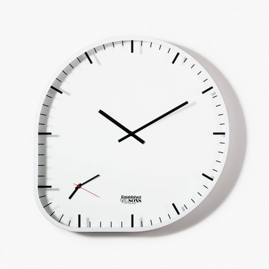 HAUS - Two Timer Clock by Industrial Facility / Tom Hecht #clock #wall #product #establishedsons