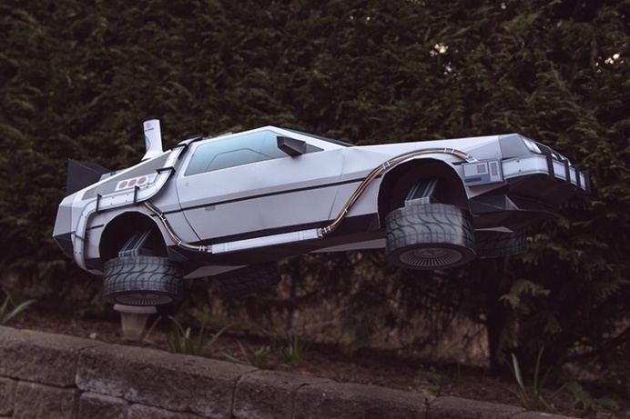Back To The Future DeLorean Papercraft - JOQUZ #papercraft #delorean #cars #backtothefuture