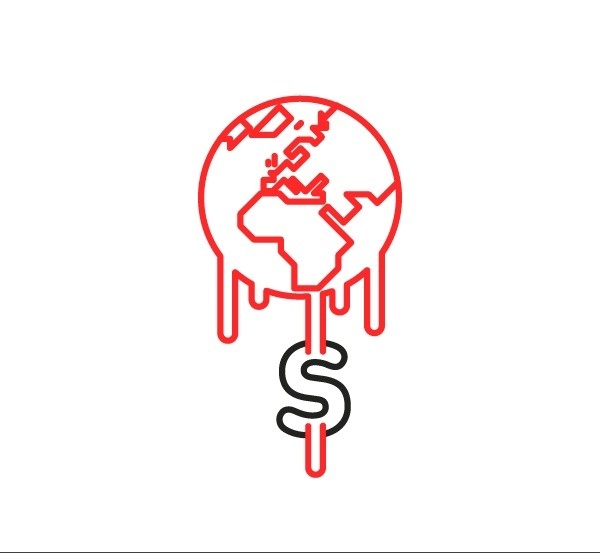 Global warm is a business #nobel #illustration #peace #lined