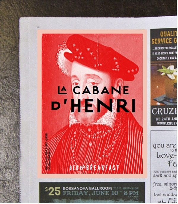 La cabane d'Henri on Behance #design #graphic #identity
