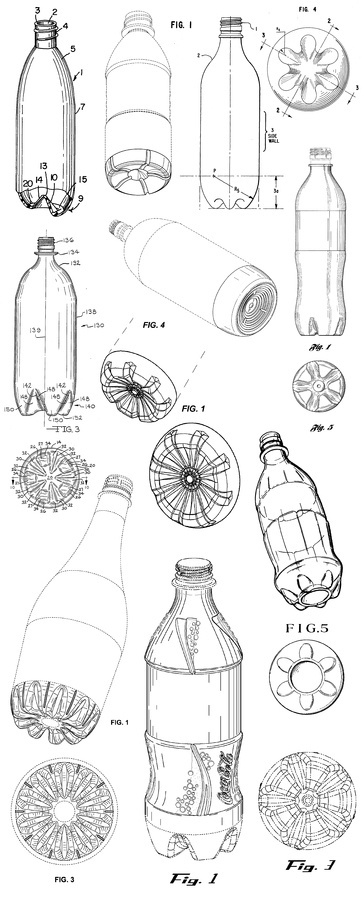 PlasticSodaBottleBases #packaging #design