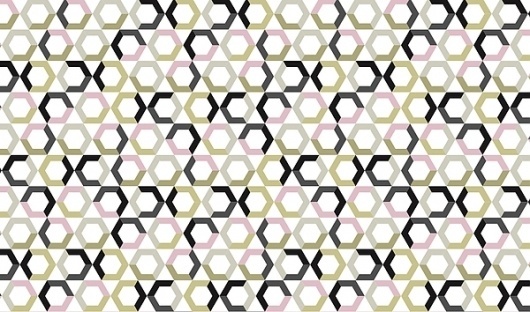 Pattern on the Behance Network #pattern #hexagon
