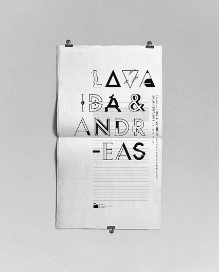 Lavafilm on the Behance Network #lavafilm #typo