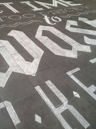 tommaso guerra #street #chalk #typography