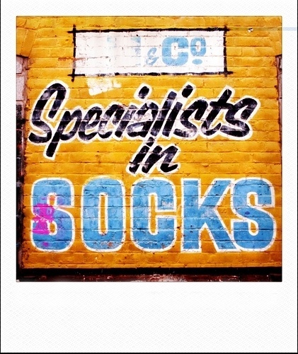 Socks | Flickr - Photo Sharing! #signage #type #found