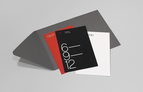 Ben & Kala Wedding Invites - Cody Paulson | Creative Person #invite #print #wedding #chalet