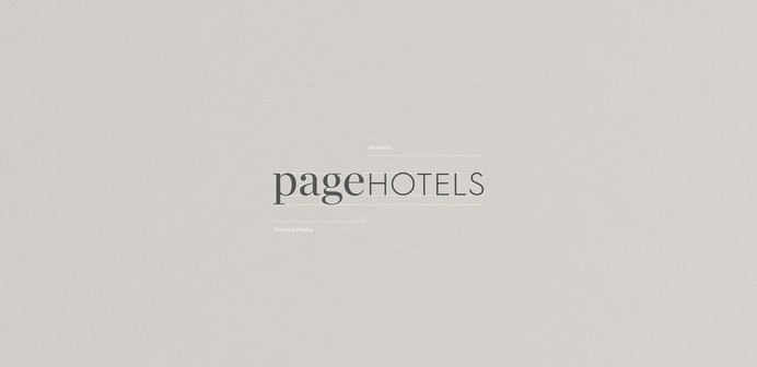 Page Hotels Branding - Mindsparkle Mag Spectra designed the branding for Page Hotels – a new design hotel brand, providing high-quality stays with a service spirit that is real, approachable and knowledgeable. #logo #packaging #identity #branding #design #color #photography #graphic #design #gallery #blog #project #mindsparkle #mag #beautiful #portfolio #designer