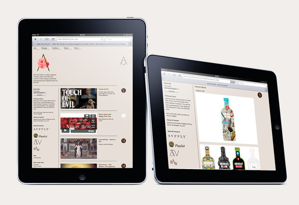 After the Circle - blog & identity #inspirations #design #simple #layout #web
