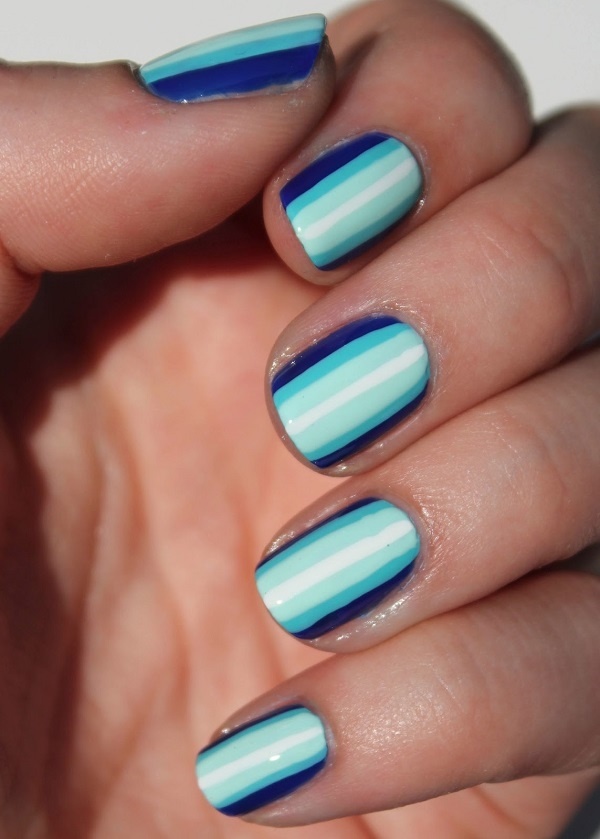 55 Stripe Nail Art Ideas
