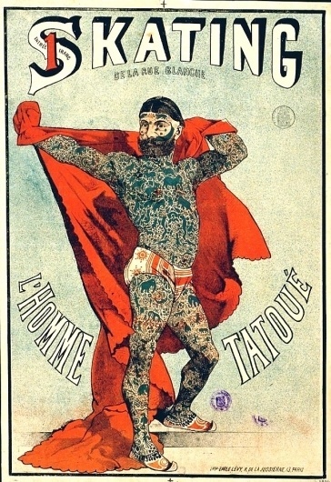 All sizes | Skating-- L'Homme Tatoué | Flickr - Photo Sharing! #tattoo #poster