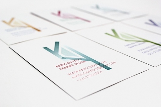 Karolien Pauly / self promotion on the Behance Network #pattern #business #self #design #graphic #cards #promotion #patterns