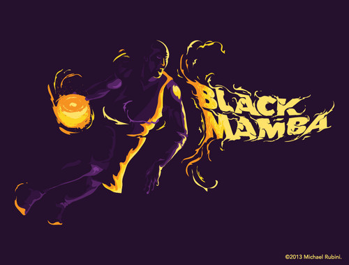 SerialThriller™ #mamba #illustration #black #kobe