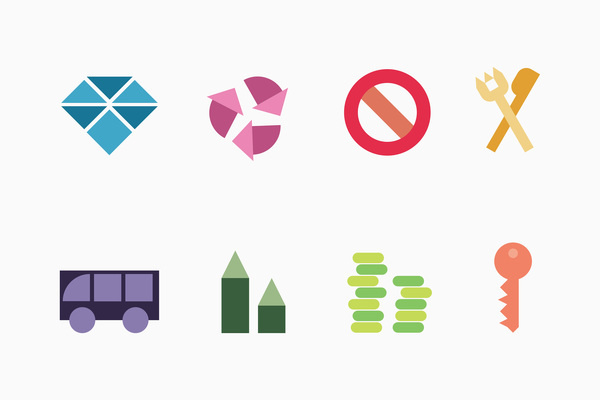 Qapital, Graphics #graphics #illustration #icons