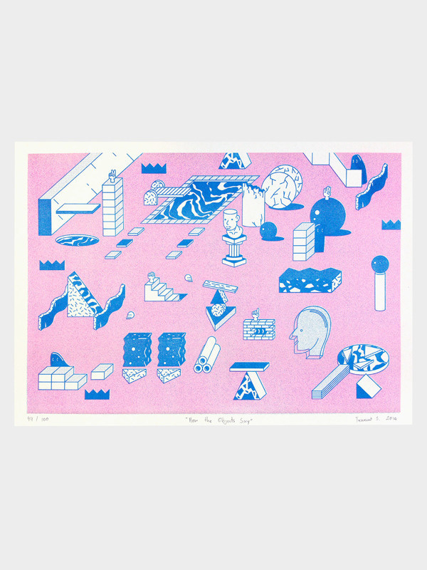 How the objects said on Behance #illustration