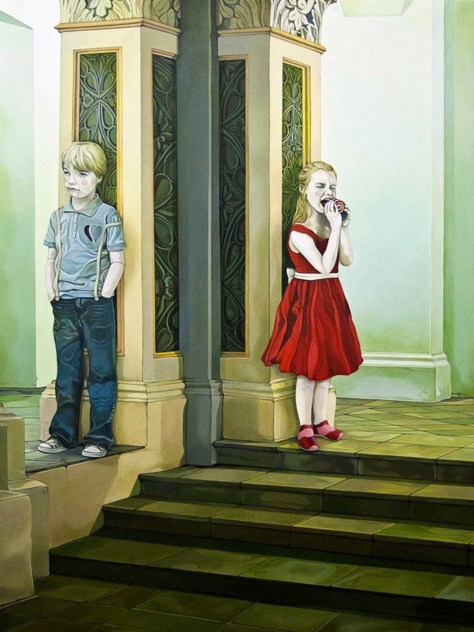 Beside You: Narrative and Melancholic Paintings by Jolene Lai