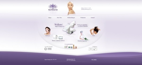 Royal Beauty Care #user #interface #webdesign