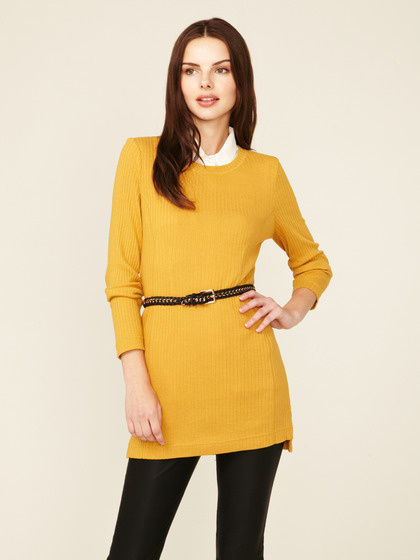 Marc by Marc Jacobs Tilda Ribbed Long Tunic #fashion #marc #jacobs #yellow