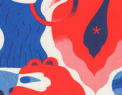 Exquisite Corpse Print Exhibition #illustration #lofi