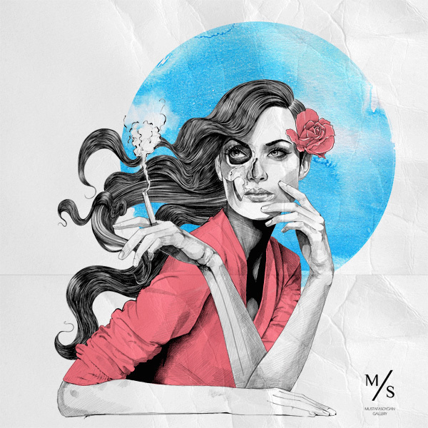 Mustafa Soydan, Fashion, Illustrations #fashion #illustrations #mustafa soydan