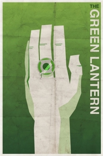 Vintage Style Comic Character Posters | Paper Crave #lantern #vintage #poster #green